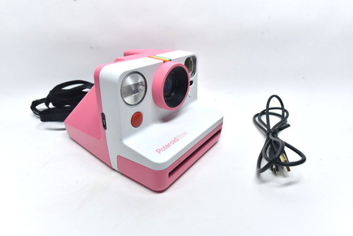 Pink polaroid now instant - polaroid,
